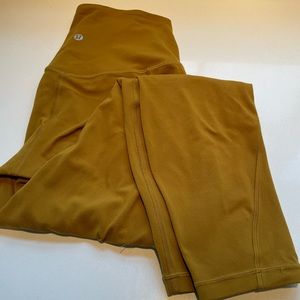 Lululemon Align with pockets - size 6 - mustard